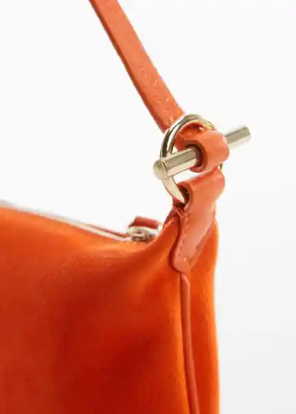 Bolso P Toutou Naranja Talla 99 Mujer Mango