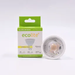Bombillo Led 7w Cálido Base Gu10 Ecolite Lbgu107wc