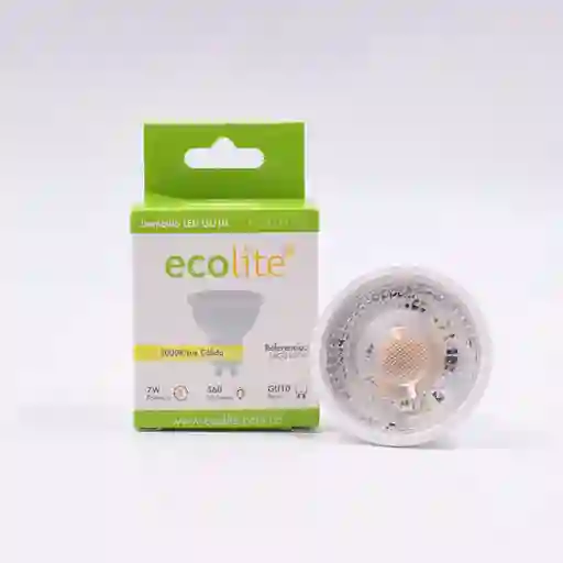 Bombillo Led 7w Cálido Base Gu10 Ecolite Lbgu107wc
