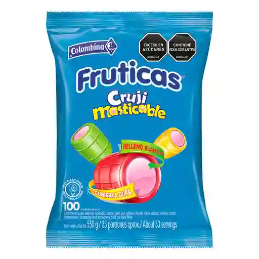 Fruticas Caramelo Duro Cruji Masticable Sabores Surtidos