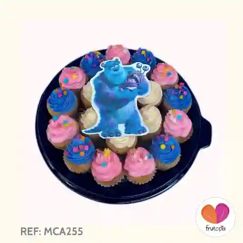Minicupcakes X 20 Monsters Inc Mca255