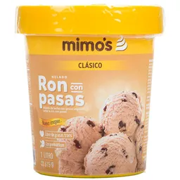 Mimos Helado Clásico Ron con Pasas