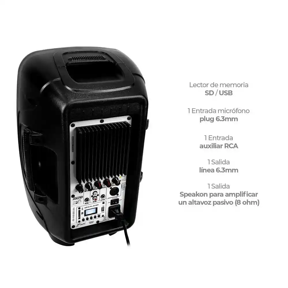Cabina de Sonido J & R Technology J5167 135w Rms Negro