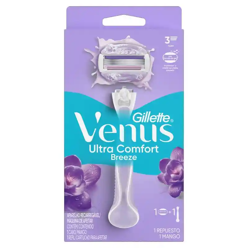 Cuchilla de Afeitar Mujer Gillette Venus Ultra Comfort 1 Und