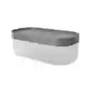 Organizador Serie Silver Gray Gris Oscuro Grande Miniso