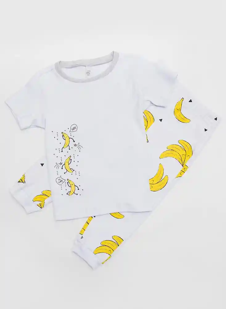 Pijama Dos Piezas 6/9 Meses - Estamp 1