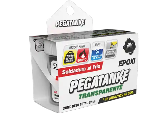 Pegamento Epoxico Extra Fuerte Pegatanke (transparente)