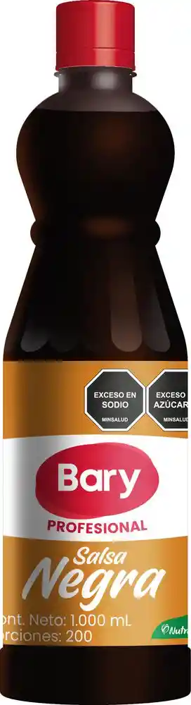 Salsa Negra Bary Profesional en Botella (1000 Ml)