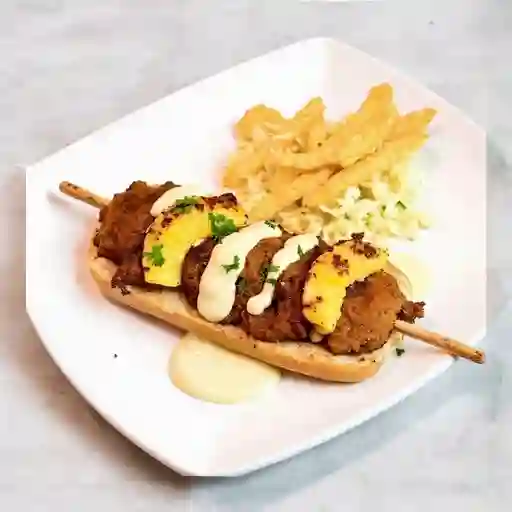 Chuzo de Carne con Bollo