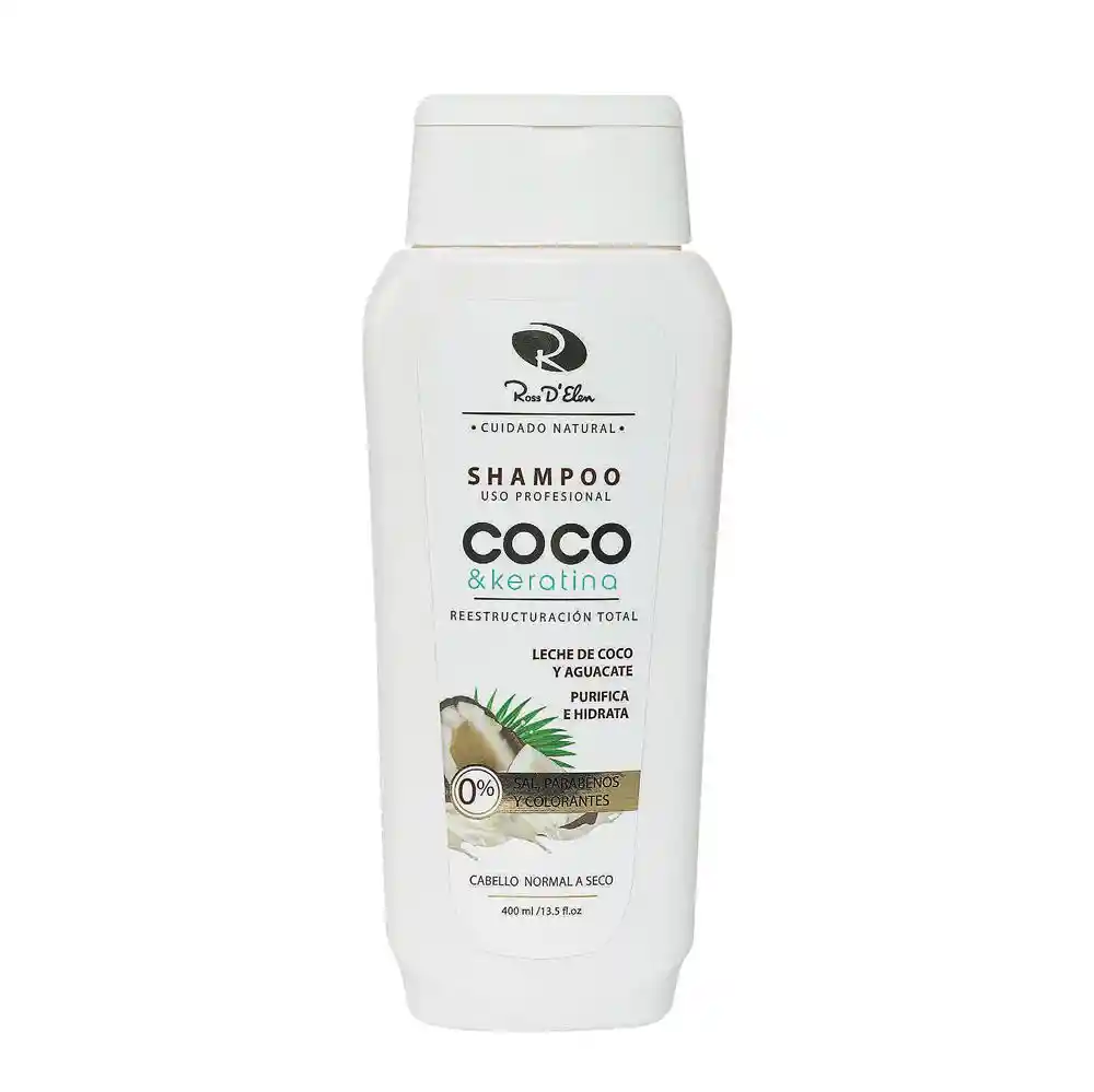 Ross De Ellen shampoo de coco