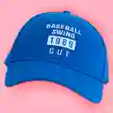 Gorra de Béisbol Serie 1989 Azul Miniso