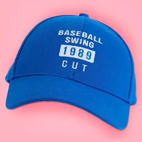 Gorra de Béisbol Serie 1989 Azul Miniso