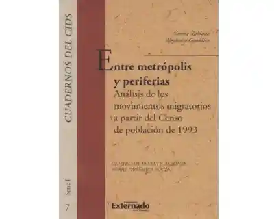 Entre metrópolis y periferias. Análisis de los movimientos migratorios a partir del Censo de población de 1993
