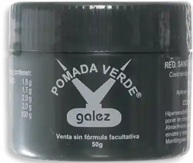 Galez Pomada Verde (2 g/1.7 g/2 g/100 g))