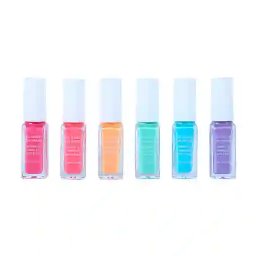 Set de Esmaltes de Uñas a Base de Aceite Macarón Miniso