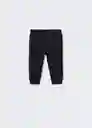 Pantalón Mateo Negro Talla 72 Niños Mango