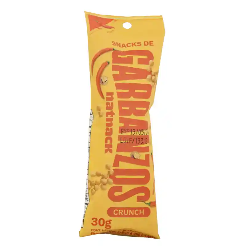 NatNack Snack de Garbanzo Sabor Picante