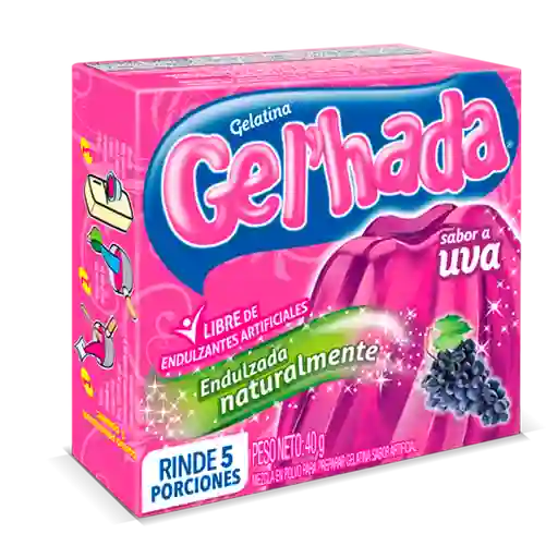 Gel Hada Gelatina Sabor Uva