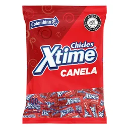 Chicle Xtime Canela Colombina