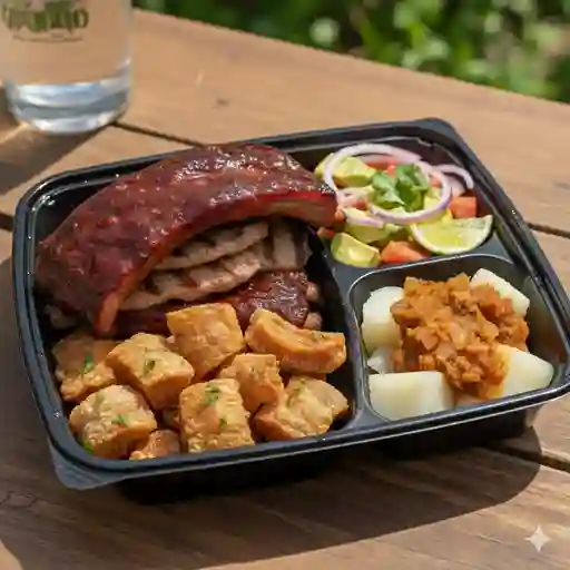 Mix lomito panceta costillitas