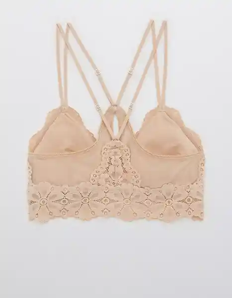 Bralette Aerie Beige Talla Large American Eagle 16983291