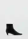 Botines Supra Negro Talla 36 Mujer Mango