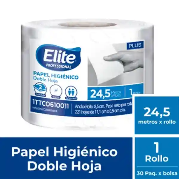 Elite Papel Higiénico Doble Hoja 24.5 m