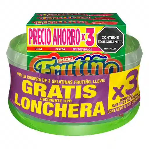 Oferta Mezcla Gelatina Fresa Cereza Frutino