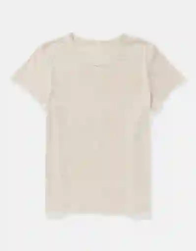 Camiseta Mujer Beige Talla Large 1279864 American Eagle