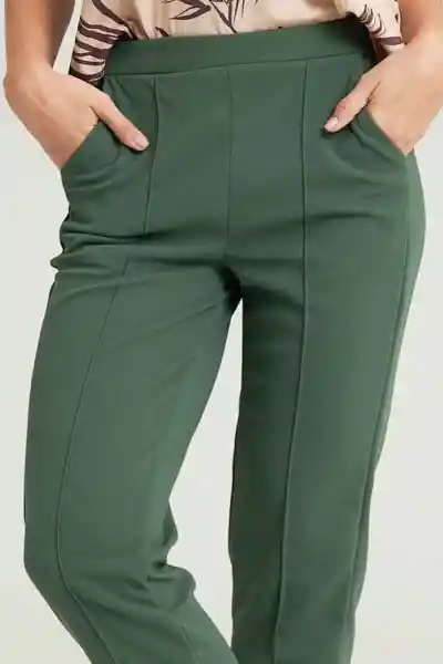 Pantalón Ibiza Vena Color Verde Militar Talla 6 Ragged