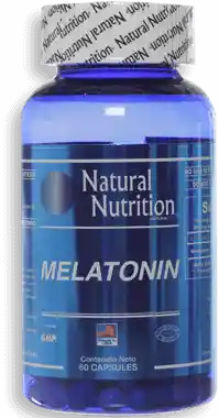 Melatonina Natural Nutrition Suplemento X 60 Cápsulas