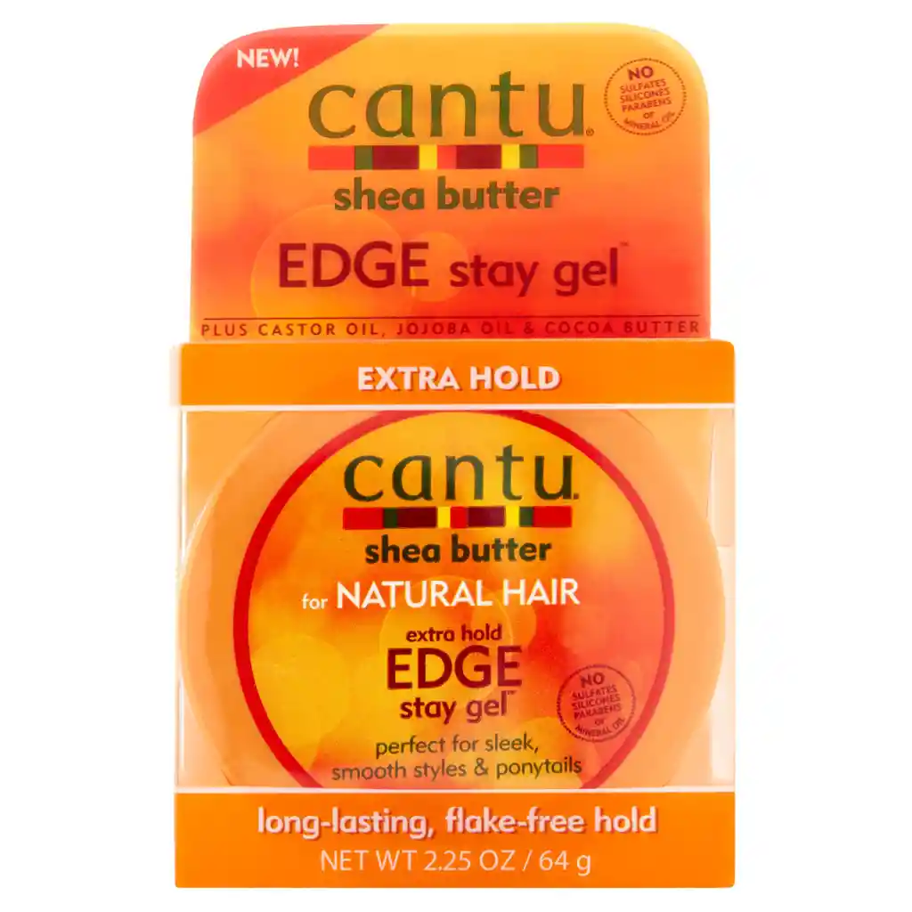  CANTU Gel De Fijacion Para Cabello Natural Extra Hold Edge Stay 
