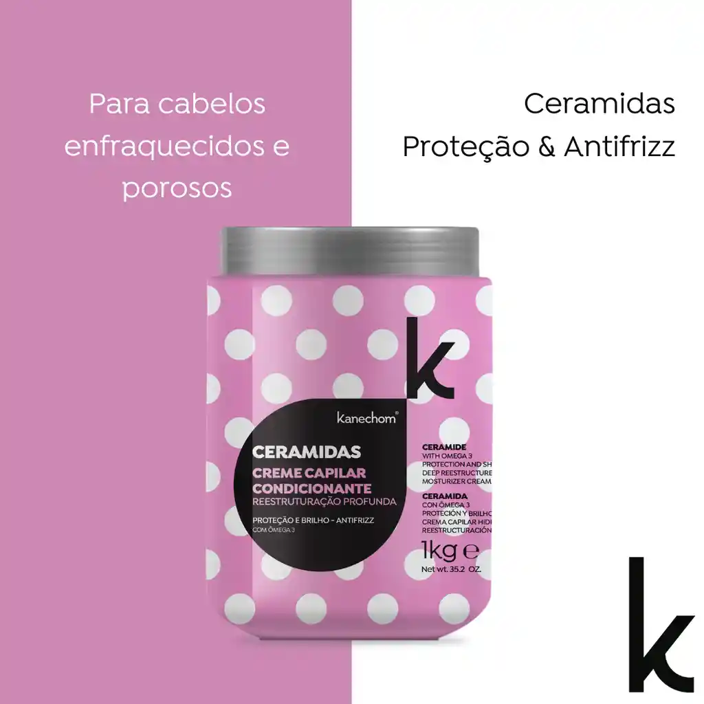  KANECHOM Crema Acondicionadora Capilar Con Ceramidas 