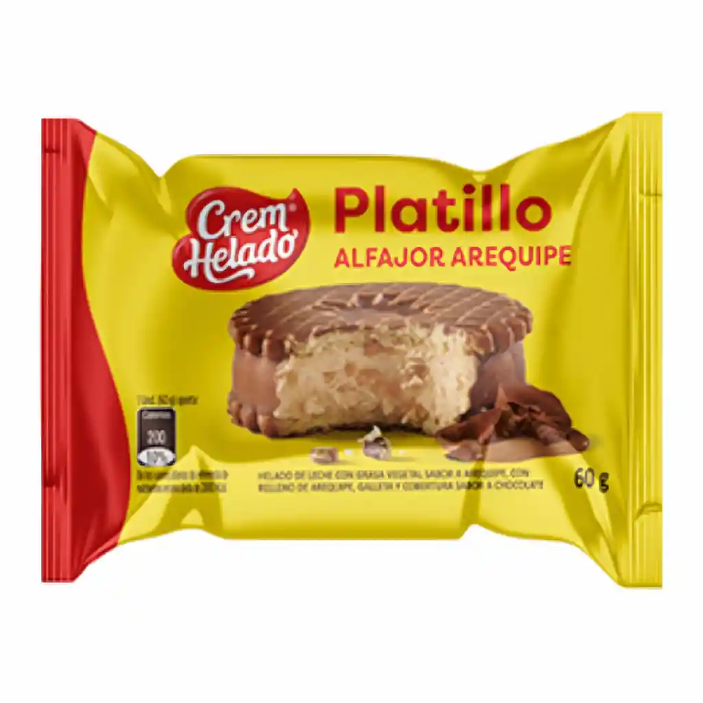Cream Helado Sandwich Platillo Alfajor