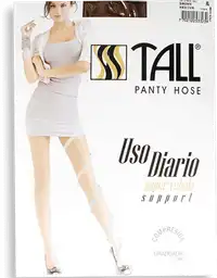 Tall Media Pantalón Con Lycra Uso Diario Brown Talla M