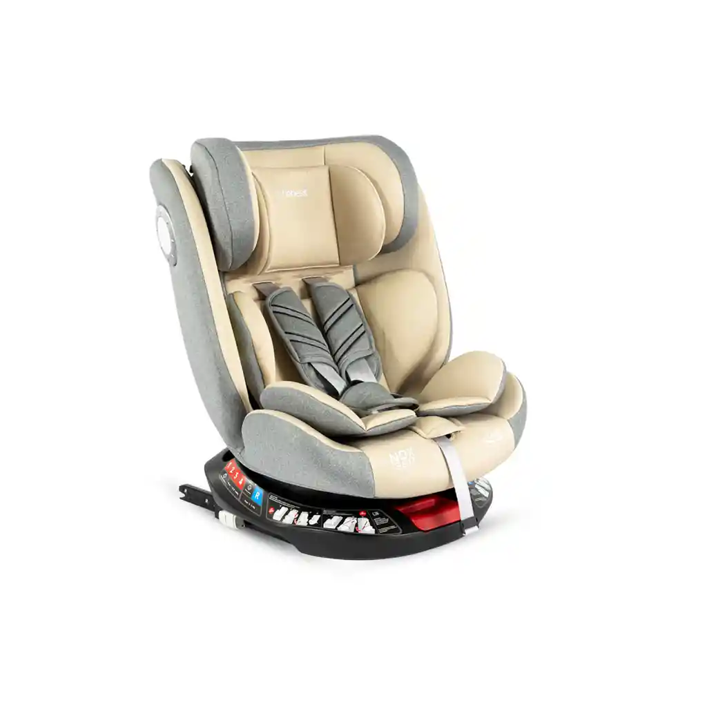 Silla Para Carro Bebé Nox Giro 360 Isofix Beige