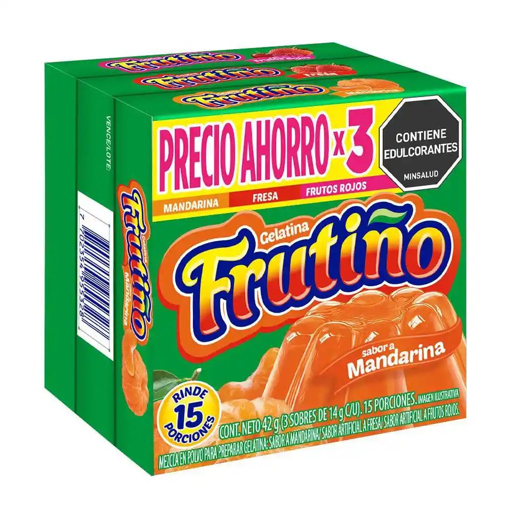 Frutiño Mezcla Polvo Mandarina Fresa