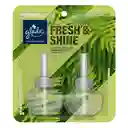 Glade Aceites Naturales 2 Repuestos Edición Limitada Fresh & Shine 