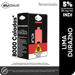 Vapeador Glucloud Lima Durazno Indi