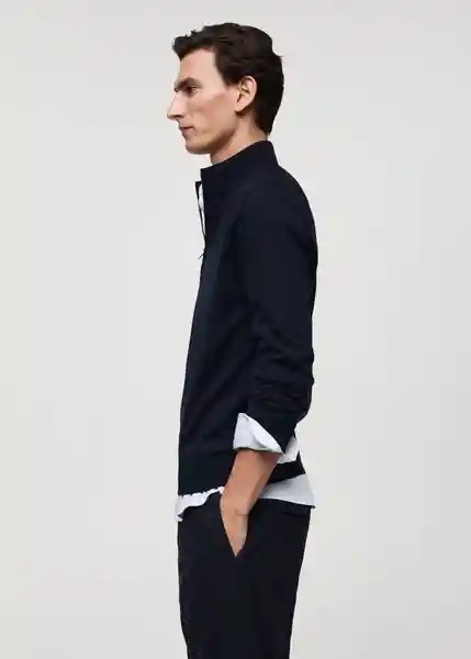 Buzo Jersey Willyp Navy Talla S Hombre Mango