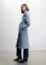 Abrigo Sirenita Celeste Talla S Mujer Mango