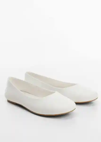 Zapatos Ines Niñas Blanco Talla 39 Mango