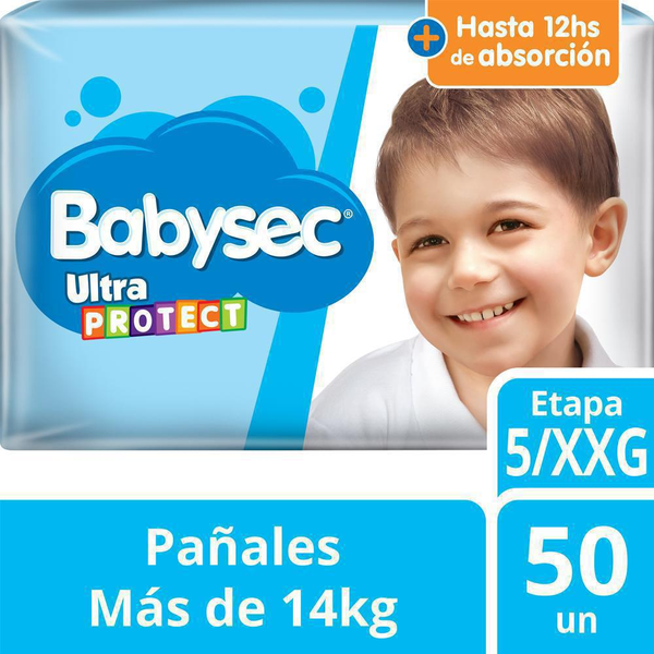 Babysec Pañal Ultraprotect Etapa 5 50 und