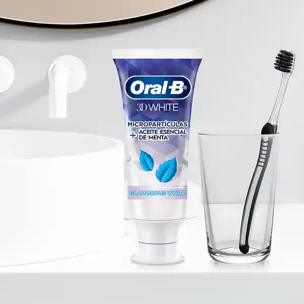 Crema Dental Blanqueadora Oral-B 3D White Glamorous White 67ml (90 g)