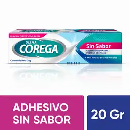 Corega Crema Adhesiva para Prótesis Dental sin Sabor