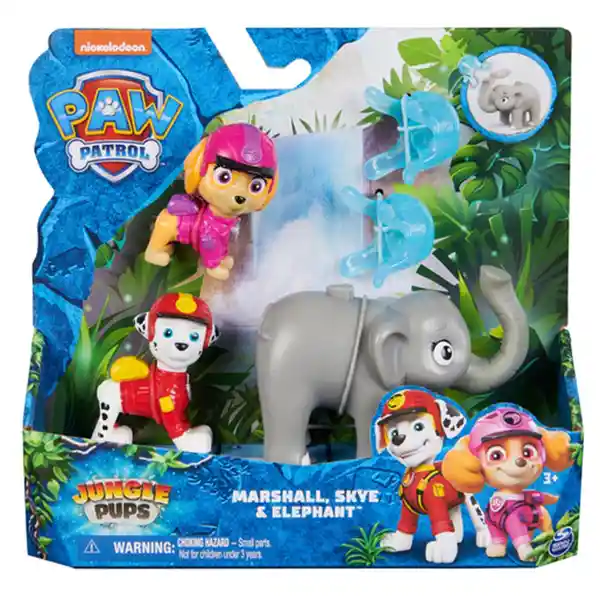 Paw Patrol Cachorro Héroes Jungla Marshall y Skye 6068080