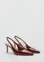 Zapatos Rima Burdeos Talla 36 Mujer Mango