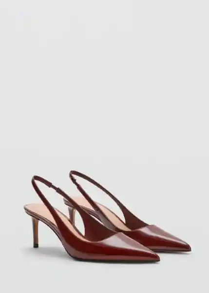 Zapatos Rima Burdeos Talla 36 Mujer Mango