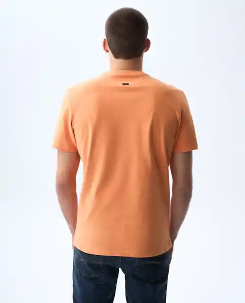 Camiseta Hombre Naranja Talla M 841G002_NAR161338 Americanino
