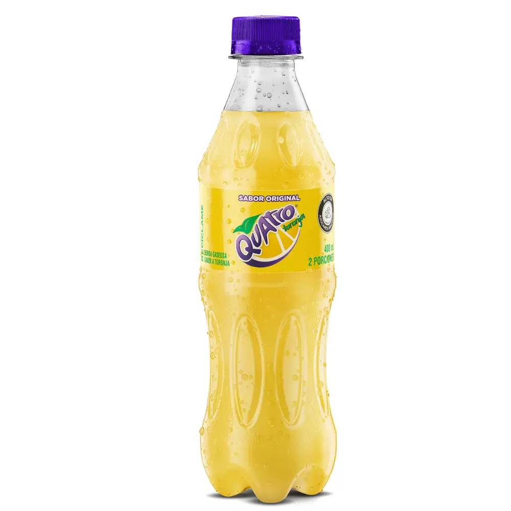 Gaseosa Quatro Toronja Sabor Original 400ml